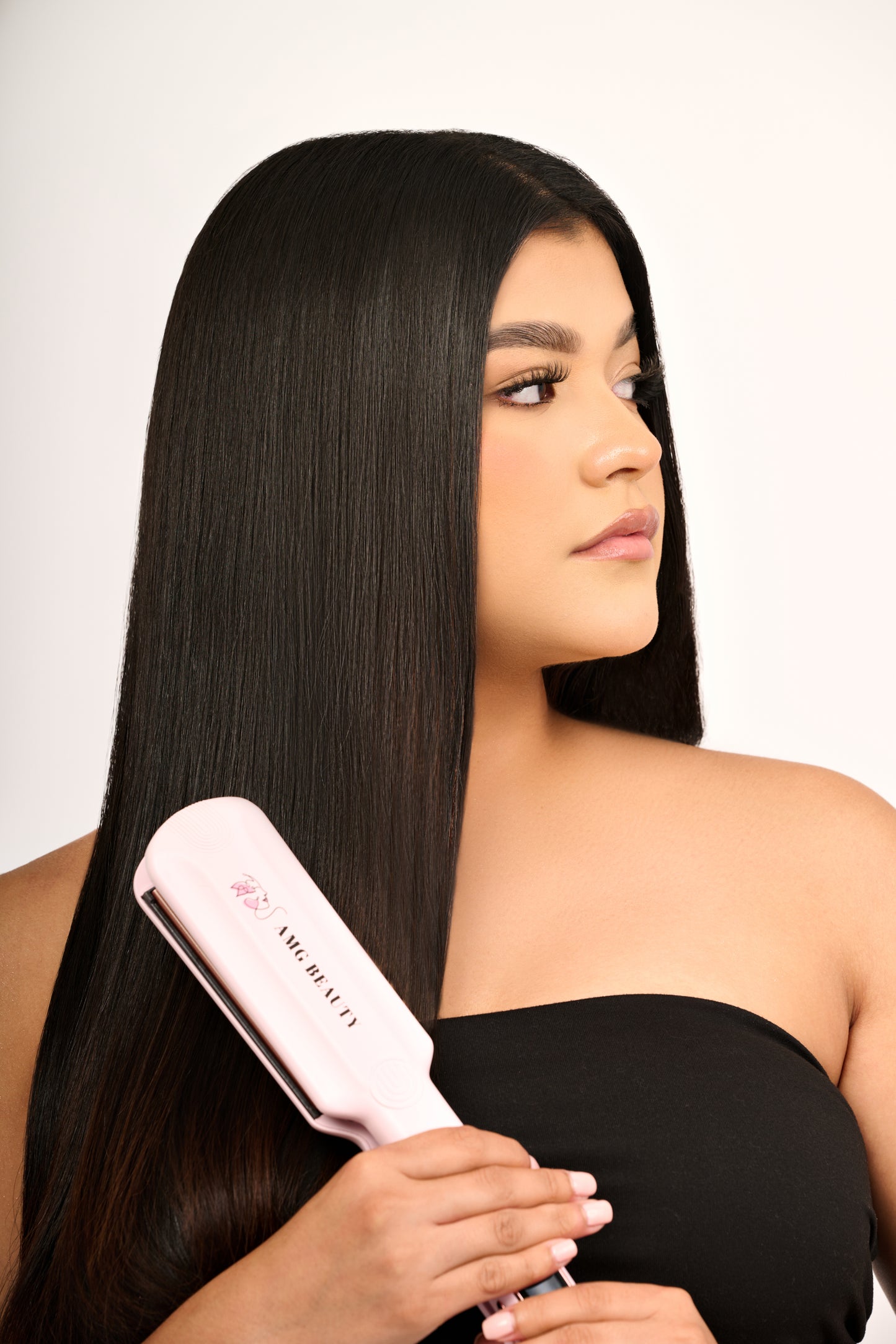 AMG HAIR BUNDLE straightener and heat protector