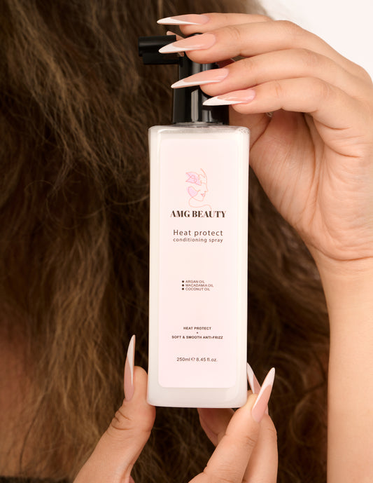 AMG BEAUTY Hair conditioning + heat Protector spray