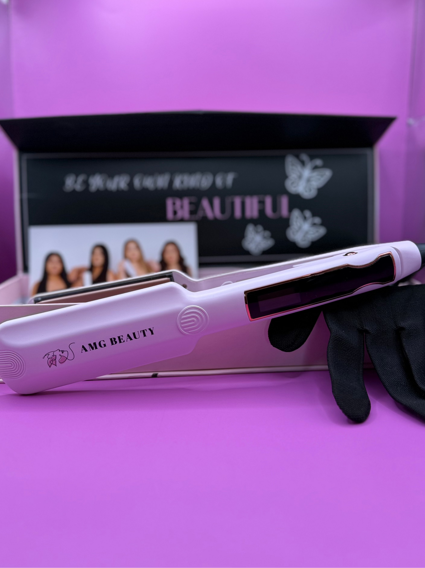 AMG HAIR BUNDLE straightener and heat protector